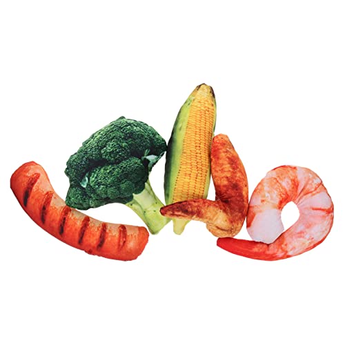DECHOUS 5Stücke Shrimp Hähnchenflügel Blumenkohl Haustierzubehör Für Bewegung DECHOUS 5Stücke Shrimp Hähnchenflügel Blumenkohl Haustierzubehör Für Bewegung von DECHOUS
