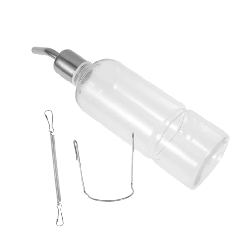 DECHOUS Automatischer Wasserspender für Kleintiere Groß mit Aufhängevorrichtung Umweltfreundlichem Kunststoff Kugelgesteuertem Trinksystem Geeignet für Kaninchen Nagetiere und Vögel von DECHOUS