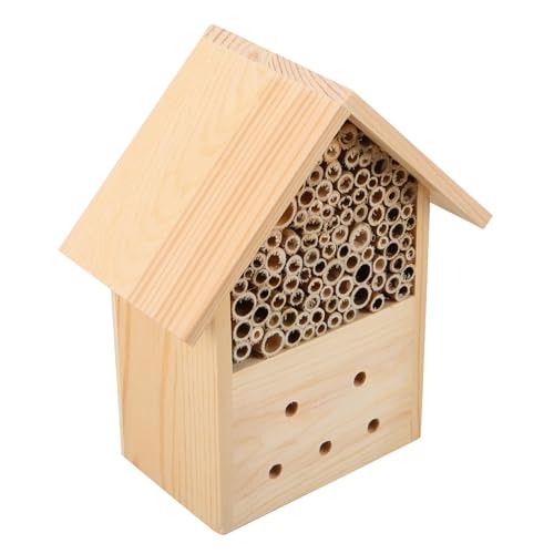 DECHOUS Bienenhaus für Garten Insektenhotel zur Unterstützung Bestäuber Naturbelassen für Persönlicher DECHOUS Bienenhaus für Garten Insektenhotel zur Unterstützung Bestäuber Naturbelassen für Persönlicher von DECHOUS