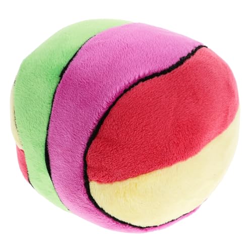 DECHOUS Durable Dog Chew Plush Ball with Squeaker Interactive Pet Toy for Training Engaging Dog Plaything to Reduce Boredom Soft and Long Lasting Design for All Breeds von DECHOUS