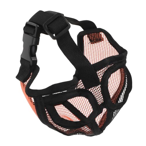DECHOUS Einstellbare Hundemündung Aus Atmungsaktivem Mesh Biss Hundemaske Für Sicheres Training Und Outdoor Aktivitäten Für Kleine von DECHOUS