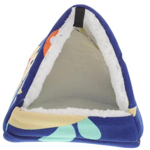 DECHOUS Gemütliches Versteckhaus Für Kleintiere, Weiches, Waschbares Bett Für Meerschweinchen, Chinchillas, Hamster Und Igel, Warmes, Bequemes Haustierversteck von DECHOUS