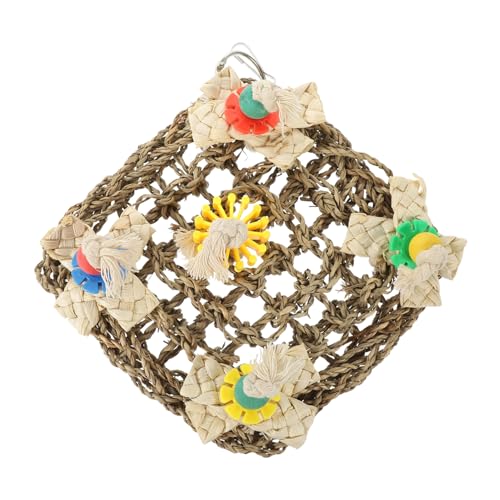 DECHOUS Hängendes Papageienspielzeug Aus Natürlichem Material Sicher Und Langlebig Kauen Für Haustiere Sorgt Für Vogelkäfig DECHOUS Hängendes Papageienspielzeug Aus Natürlichem Material Sicher Und Langlebig Kauen Für Haustiere Sorgt Für Vogelkäfig von DECHOUS