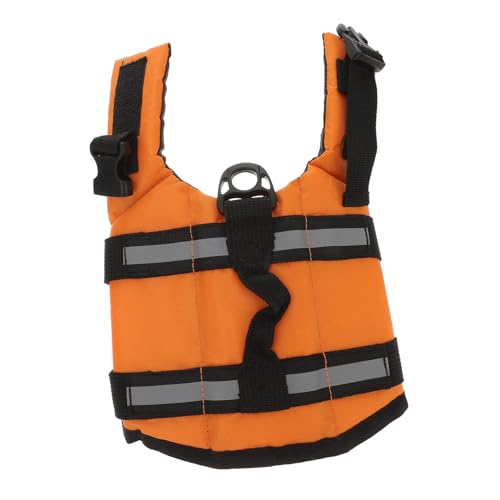 DECHOUS Haltbare Hundeschwimmweste XXS Orange mit Auftrieb Reflektierend Atmungsaktiv mit D Ring für Leine Schnellverschluss für Kleine Hunde Beim Schwimmen und Spazierengehen DECHOUS Haltbare Hundeschwimmweste XXS Orange mit Auftrieb Reflektierend Atmungsaktiv mit D Ring für Leine Schnellverschluss für Kleine Hunde Beim Schwimmen und Spazierengehen von DECHOUS