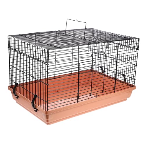 DECHOUS Hamster Tragetasche Tragbarer Haustierkäfig Für Reisen Sicherer Transportkäfig Für Kleintiere Design Für Ausflüge Und Für Zwerghamster von DECHOUS