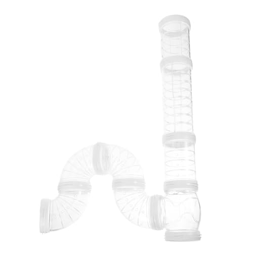 DECHOUS Hamster Tubes Transparent DIY Verbindungstunnel für Hamster Mäuse Ratten Erweiterter Außensporttunnel mit Klarem Sichtrohr für Kleine Haustiere Leicht Montierbar und Platzsparend DECHOUS Hamster Tubes Transparent DIY Verbindungstunnel für Hamster Mäuse Ratten Erweiterter Außensporttunnel mit Klarem Sichtrohr für Kleine Haustiere Leicht Montierbar und Platzsparend von DECHOUS
