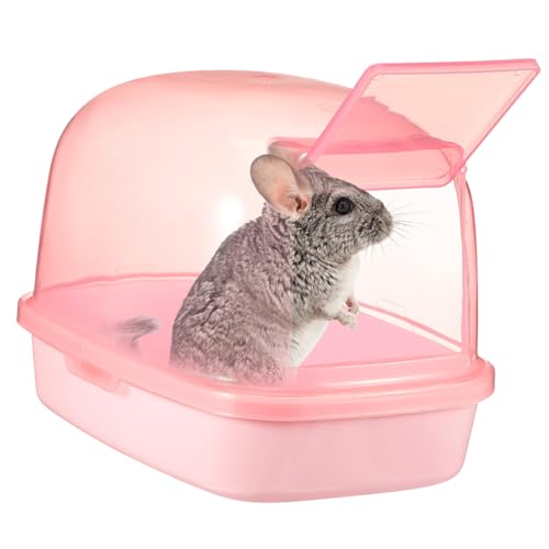 DECHOUS Hamsterbadewanne aus Kunststoff für Hamster Chinchillas und Kleine Haustiere Hygienisches Sandbad mit Großem Design und Sicheren Kanten für Unbeschwerten DECHOUS Hamsterbadewanne aus Kunststoff für Hamster Chinchillas und Kleine Haustiere Hygienisches Sandbad mit Großem Design und Sicheren Kanten für Unbeschwerten von DECHOUS
