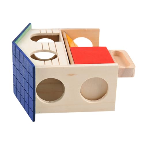 DECHOUS Hamsterburg Mit Holzhaus Design Für Kleintiere Sicheres Und Geruchsfreies Rattennest Und Haustierzubehör Für Hamster Und Meerschweinchen Komfortables Versteck DECHOUS Hamsterburg Mit Holzhaus Design Für Kleintiere Sicheres Und Geruchsfreies Rattennest Und Haustierzubehör Für Hamster Und Meerschweinchen Komfortables Versteck von DECHOUS