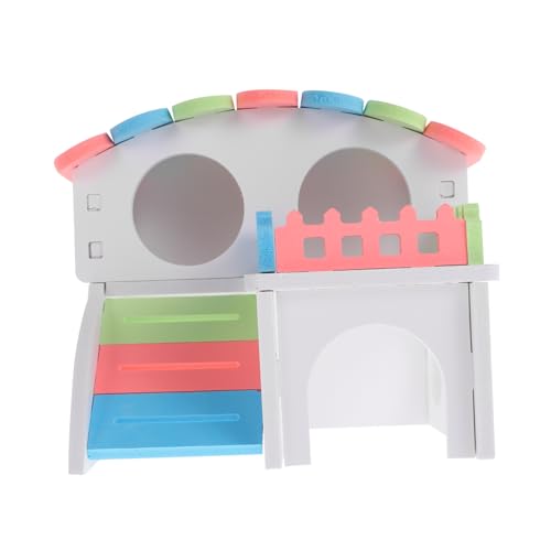 DECHOUS Hamsterhaus Für Kleine Haustiere Versteck Und Spielplatz Für Hamster Chinchillas Und Meerschweinchen Für Sicheres Und Gemütliches von DECHOUS