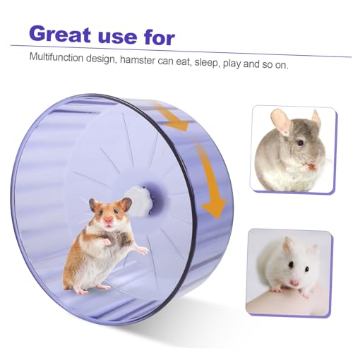 DECHOUS Hamsterrad Leise mit Doppelachslager Geräuscharmes Laufrad für Hamster Meerschweinchen Rennmäuse und Kleintiere Langlebiges Hamsterzubehör in Elegantem Flieder Geeignet für Käfige DECHOUS Hamsterrad Leise mit Doppelachslager Geräuscharmes Laufrad für Hamster Meerschweinchen Rennmäuse und Kleintiere Langlebiges Hamsterzubehör in Elegantem Flieder Geeignet für Käfige von DECHOUS