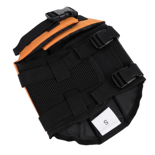 DECHOUS Hundeschwimmweste S Orange Atmungsaktive Rettungsweste mit Griff und D Ring Reflektierende Schnell Lösbare Schnallen Sichere Schwimmhilfe für Kleine Hunde und Welpen DECHOUS Hundeschwimmweste S Orange Atmungsaktive Rettungsweste mit Griff und D Ring Reflektierende Schnell Lösbare Schnallen Sichere Schwimmhilfe für Kleine Hunde und Welpen von DECHOUS