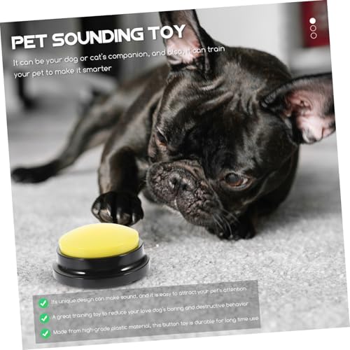 DECHOUS Interaktiver Haustier kommunikationsbutton mit Aufnahmefunktion Langlebiger Sprechender Knopf für Hunde und Katzen Robustes Hundezubehör für Training und Unterhaltung im Haushalt von DECHOUS