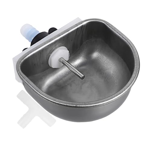 DECHOUS Kaninchen-wassernapf Aus Edelstahl, Automatische Tränke Für Kaninchen, Kleine Haustiere, Praktischer Trinkbecher Für Haustiere, Ideal Für Kaninchenkäfige Und Zwinger von DECHOUS