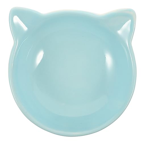 DECHOUS Katzenfutterstation Mit Einzigartigem Katzenohr Design Keramische Katzenschale rutschfest Und Hygienisch Futter Und Wasser Für Ihre von DECHOUS