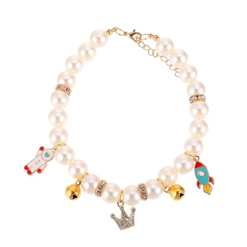 DECHOUS Katzenhalsband Mit Glöckchen Und Verstellbares Haustierhalsband Für Kätzchen Und Welpen Tierhals Verzierung Krone Für Ihre von DECHOUS