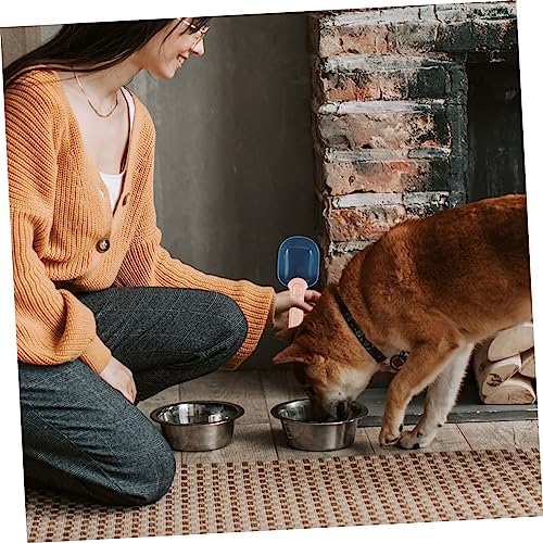 DECHOUS Kleine Kunststoffschaufel für Tierfutter Ergonomisch Leichter Pet Food Scoop für Hunde Katzen Vielseitig Einsetzbar Hygienisch und Handlich in Blau von DECHOUS