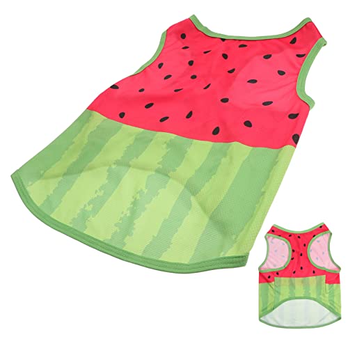 DECHOUS Kühlweste für Hunde Wassermelonen Muster Atmungsaktives Sommer T Shirt für Hunde XL für Outdoor Aktivitäten und Hitzeschutz DECHOUS Kühlweste für Hunde Wassermelonen Muster Atmungsaktives Sommer T Shirt für Hunde XL für Outdoor Aktivitäten und Hitzeschutz von DECHOUS