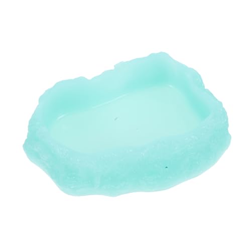 DECHOUS Luminous Reptile Wasserschale aus Widerstandsfähigem Harz Glatte Oberfläche gegen Entkommen von Futterwürmern für Terrarien und Schildkröten Praktischer Wassernapf für Haustiere DECHOUS Luminous Reptile Wasserschale aus Widerstandsfähigem Harz Glatte Oberfläche gegen Entkommen von Futterwürmern für Terrarien und Schildkröten Praktischer Wassernapf für Haustiere von DECHOUS