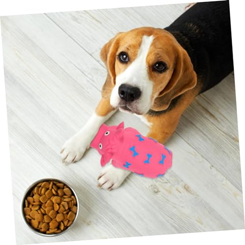 DECHOUS Lustiges Hundespielzeug aus Robustem Latex Langlebiger Kauspielzeug Knochen in Rind Form für Kleine Hunde Fördert Gesunde Zahnpflege und Spielerischen Kauspaß Leicht zu Reinigen DECHOUS Lustiges Hundespielzeug aus Robustem Latex Langlebiger Kauspielzeug Knochen in Rind Form für Kleine Hunde Fördert Gesunde Zahnpflege und Spielerischen Kauspaß Leicht zu Reinigen von DECHOUS