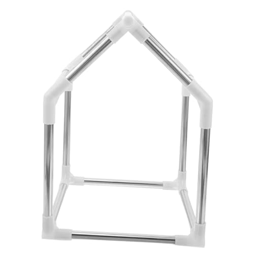 DECHOUS Mini-hausrahmen Kind Bausatz Klein Nur Zeltrahmen Spielhaus Haustier Struktur Metall von DECHOUS