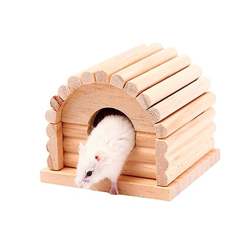 DECHOUS Pet Hamster Hideout aus Holz Sicheres Versteck für Hamster Mäuse und Kleine Igel für Käfige und Innenbereiche Mit Rundloch für Spielerisches Erkunden Natürliches Unbehandeltes DECHOUS Pet Hamster Hideout aus Holz Sicheres Versteck für Hamster Mäuse und Kleine Igel für Käfige und Innenbereiche Mit Rundloch für Spielerisches Erkunden Natürliches Unbehandeltes von DECHOUS