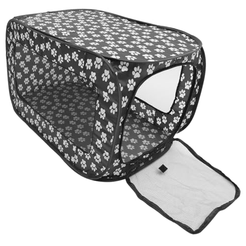 DECHOUS Portable Folding Pet Tent for Cats and Small Dogs Durable Oxford Fabric Outdoor Playpen with Mesh Panels for Sleeping and Playing von DECHOUS