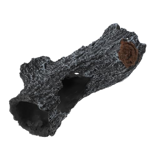 DECHOUS Reptilienhöhle Terrarium Versteck aus Hochwertigem Harz Langlebig und Farblich Beständig Naturgetreu Gestaltet für Echsen Geckos und Kleine Reptilien Dekoratives Versteck für von DECHOUS