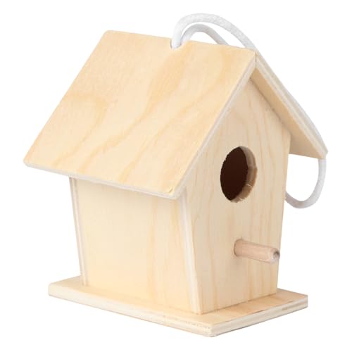 DECHOUS Rindenschutz Vogelhaus Bastelbedarf aus Holz Kidcraft-Spielset Spielzeug für Kinder Dekoration für den simuliertes das Suite Machen von DECHOUS