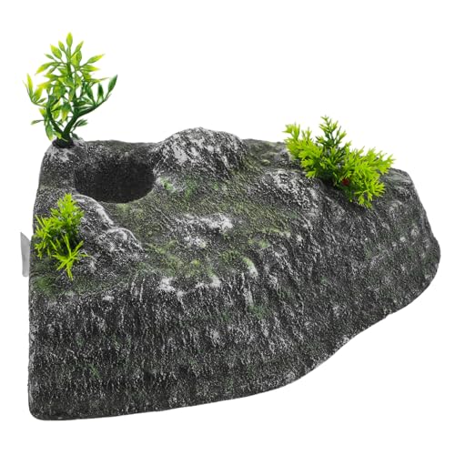 DECHOUS Schildkröten-felsplatte Mit Kletterrampe Ruheterrasse Für Reptilien Steinornament Für Aquarien Und Langlebig Und Sicher DECHOUS Schildkröten-felsplatte Mit Kletterrampe Ruheterrasse Für Reptilien Steinornament Für Aquarien Und Langlebig Und Sicher von DECHOUS