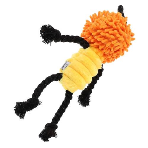 DECHOUS Squeaky Hundezerrspielzeug aus Strapazierfähigem Material Interaktives für Welpentraining und Beschäftigung für Drinnen und Draußen Orange DECHOUS Squeaky Hundezerrspielzeug aus Strapazierfähigem Material Interaktives für Welpentraining und Beschäftigung für Drinnen und Draußen Orange von DECHOUS
