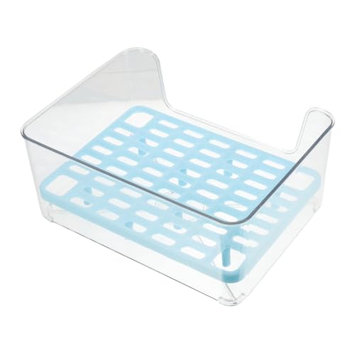 DECHOUS Toilette Aus Transparent Mittlere Haustier Toilettenschachtel Langlebig Und Sicher Für Kleine Einfache Reinigung Und Nutzung von DECHOUS