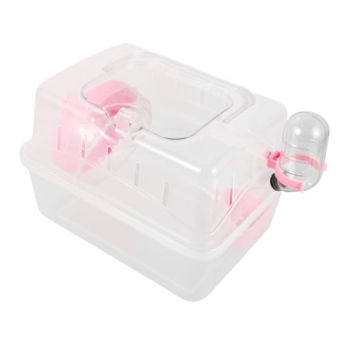 DECHOUS Transparenter Hamster Tragekäfig aus Robustem Sicherer Kleiner Kleintierkäfig mit Viel Tragbar für Meerschweinchen Ratten und Nagetiere für Unterwegs und Ausflüge DECHOUS Transparenter Hamster Tragekäfig aus Robustem Sicherer Kleiner Kleintierkäfig mit Viel Tragbar für Meerschweinchen Ratten und Nagetiere für Unterwegs und Ausflüge von DECHOUS