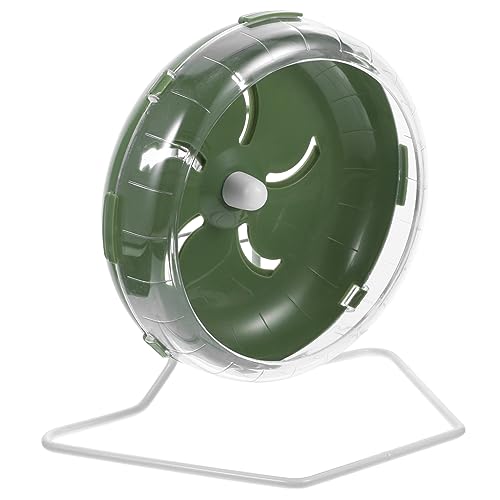 DECHOUS Ultra Laufrad mit Weißem Standfuß Geräuscharmes Hamsterrad für Hamster Meerschweinchen Chinchilla und Igel Transparentes Kleintier Trainingsrad Scharfe Kanten DECHOUS Ultra Laufrad mit Weißem Standfuß Geräuscharmes Hamsterrad für Hamster Meerschweinchen Chinchilla und Igel Transparentes Kleintier Trainingsrad Scharfe Kanten von DECHOUS