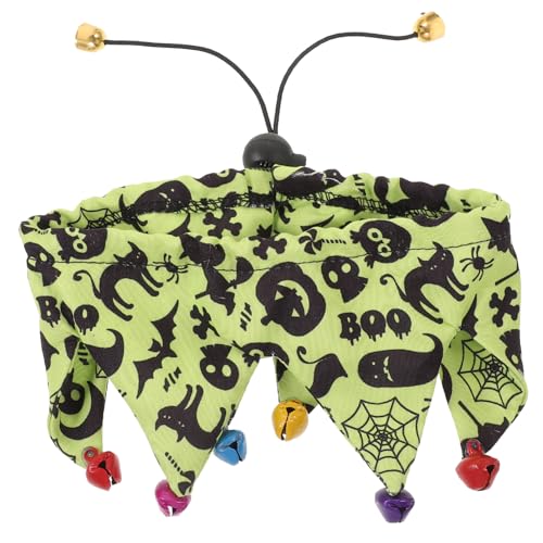 DECHOUS Verstellbares Halloween und Welpen mit Dekorativem Kürbis und Bruchsicheres Haustier Deko Accessoire für Drinnen und Draußen Grün DECHOUS Verstellbares Halloween und Welpen mit Dekorativem Kürbis und Bruchsicheres Haustier Deko Accessoire für Drinnen und Draußen Grün von DECHOUS