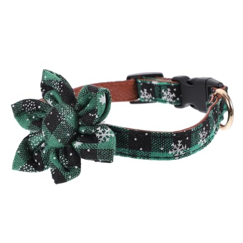 DECHOUS Verstellbares Hundehalsband Mit Weihnachtsdesign Für Kleine Und Welpen Für Partys Und Fotoshootings Festliche Dekoration von DECHOUS