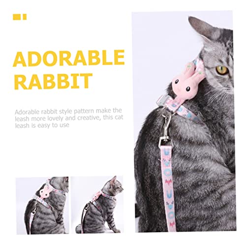 DECHOUS Verstellbares Katzengeschirr mit Leine Rutschfestes Outdoor Katzenhalsband für Kätzchen und Kleine Katzen Komfortables Brustgeschirr in Rosa Geeignet für Katzen und Kleintiere DECHOUS Verstellbares Katzengeschirr mit Leine Rutschfestes Outdoor Katzenhalsband für Kätzchen und Kleine Katzen Komfortables Brustgeschirr in Rosa Geeignet für Katzen und Kleintiere von DECHOUS