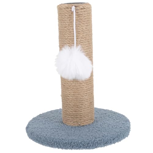 DECHOUS Vertikaler Katzenkratzbaum mit Plüschball und Robustem Papierröhren Ständer Multifunktionales Kletter und Kratzspielzeug für Kätzchen Platzsparend und rutschfest Hellblau DECHOUS Vertikaler Katzenkratzbaum mit Plüschball und Robustem Papierröhren Ständer Multifunktionales Kletter und Kratzspielzeug für Kätzchen Platzsparend und rutschfest Hellblau von DECHOUS