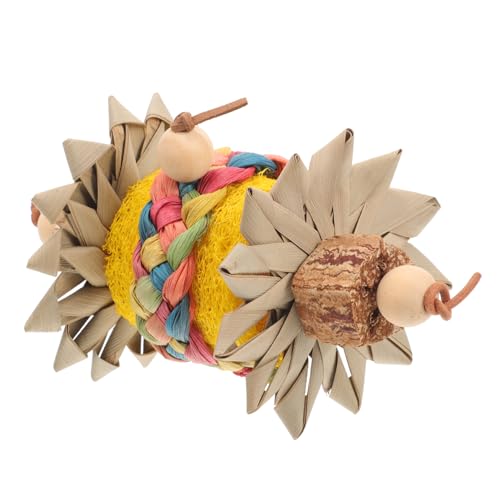 DECHOUS Vogelspielzeug Für Papageien Langlebiges Kauen Aus Natürlichen Materialien Zur Käfigdekoration Und Beschäftigung Von Vögeln Wellensittiche von DECHOUS