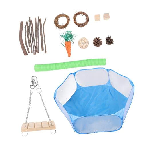 DECOMELODY 1 Satz Chinchilla-Laufstallspielzeug Hase Meerschweinchen Liner kaninchenspielzeuge Rabbit Toys Tunnelspielzeug für Hausratten Zubehör für Hamster-Laufstalltunnel hölzern DECOMELODY 1 Satz Chinchilla-Laufstallspielzeug Hase Meerschweinchen Liner kaninchenspielzeuge Rabbit Toys Tunnelspielzeug für Hausratten Zubehör für Hamster-Laufstalltunnel hölzern von DECOMELODY
