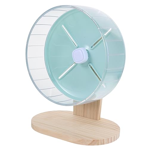 DECOMELODY 1 Satz Laufrad für Hamster Kette Hamster fliegen Hamster-Laufball Katzenminze Träger Hamster hamsterspielzeug Hamster Wheel lautloses Igelrad kleines Rattenrad Abs Green von DECOMELODY