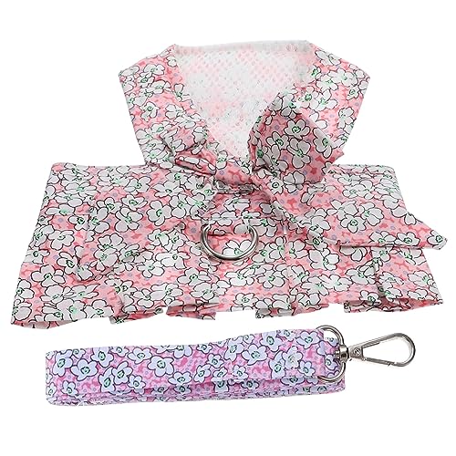 DECOMELODY 1 Satz Trägerwestenkleid für Hunde Strickleinen für Hunde Geschirr für Welpen Hundeleine Verstellbares Hundegeschirr Leinentrainingshalsband für Hunde Haustierbedarf Polyester DECOMELODY 1 Satz Trägerwestenkleid für Hunde Strickleinen für Hunde Geschirr für Welpen Hundeleine Verstellbares Hundegeschirr Leinentrainingshalsband für Hunde Haustierbedarf Polyester von DECOMELODY