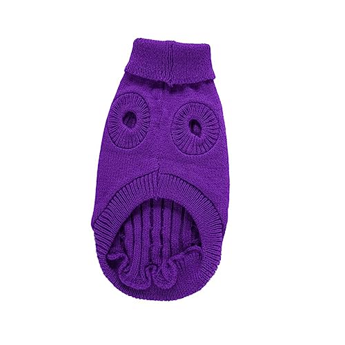 DECOMELODY 1 Stück Haustier-Pullover Vlies Hund für Welpen gestrickter Hundepullover tierkostüme tierische bescherung Hund Winter gestrickte Kleidung Welpe entzückender Pullover Acryl Violett DECOMELODY 1 Stück Haustier-Pullover Vlies Hund für Welpen gestrickter Hundepullover tierkostüme tierische bescherung Hund Winter gestrickte Kleidung Welpe entzückender Pullover Acryl Violett von DECOMELODY