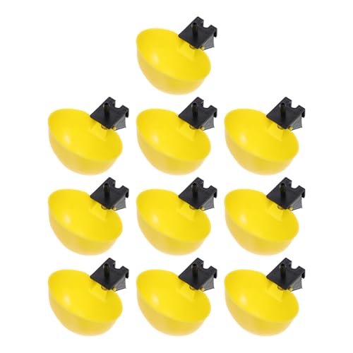 DECOMELODY 10 Stück Teiliges Automatische Geflügel tränke aus Langlebigem Kunststoff Auslaufsicher Einfach zu Montieren Geeignet für Tauben Wachteln Küken und Hühnerkäfige DECOMELODY 10 Stück Teiliges Automatische Geflügel tränke aus Langlebigem Kunststoff Auslaufsicher Einfach zu Montieren Geeignet für Tauben Wachteln Küken und Hühnerkäfige von DECOMELODY