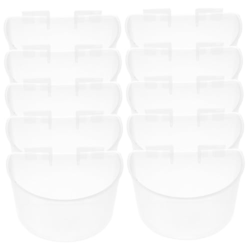DECOMELODY 10 Stück Teiliges Kunststoff Futter Wassertränke für Tauben mit Haken Transparente Große Futter Trinkschale Umweltfreundlich Geeignet für Vogelkäfige und Verschiedene Vogelarten DECOMELODY 10 Stück Teiliges Kunststoff Futter Wassertränke für Tauben mit Haken Transparente Große Futter Trinkschale Umweltfreundlich Geeignet für Vogelkäfige und Verschiedene Vogelarten von DECOMELODY