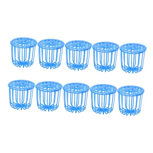 DECOMELODY 10 Stück Teiliges Papagei Futterkorb aus Kunststoff Hängende Vogel Fütterungsbaskets für Obst und Gemüse für Wellensittiche und Andere Vögel Einfach zu Befüllen und Praktisch von DECOMELODY