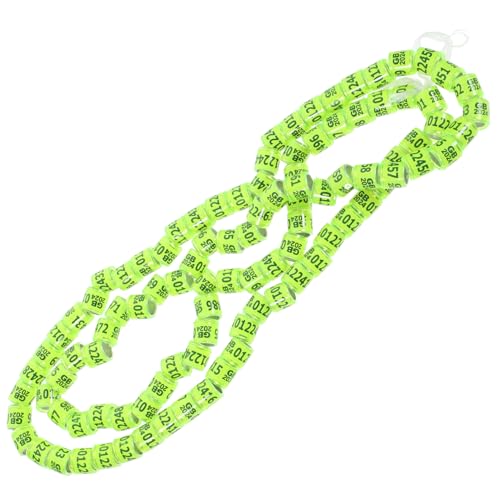 DECOMELODY 100pcs Taube Bein Ringe Racing Pigeon Fuß Aluminium Kunststoff Markiert Vogel Identifikation von DECOMELODY