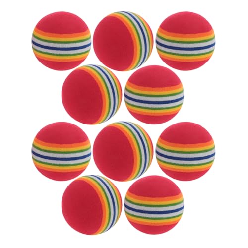 DECOMELODY 10St Regenbogenball für Haustiere Pet Toy für drinnen Katzenball bunt Hundeball bunt Hundeseilball Rainbow Cat Toy Leckerliball für Hunde Leckerli-Ball für Hunde Eva DECOMELODY 10St Regenbogenball für Haustiere Pet Toy für drinnen Katzenball bunt Hundeball bunt Hundeseilball Rainbow Cat Toy Leckerliball für Hunde Leckerli-Ball für Hunde Eva von DECOMELODY