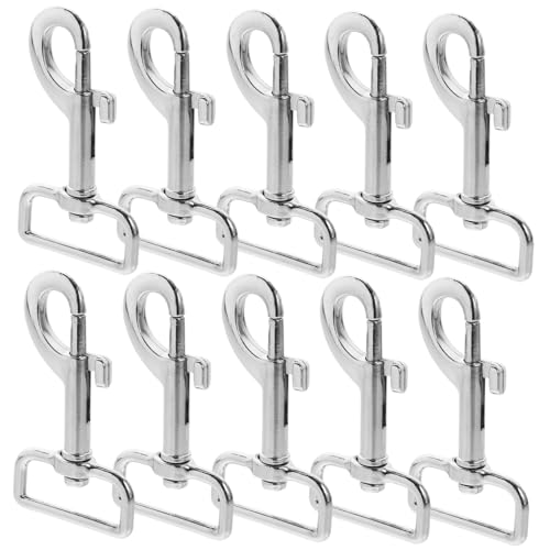 DECOMELODY 10stücke Heavy Duty Hundeleinen Clips Schnapphaken Für Haustierleinen Schlüsselanhänger Und Für Hundehalsbänder Und Geschirre von DECOMELODY