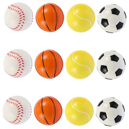 DECOMELODY 12 Stück Teiliges Hundespielzeug aus Langlebigem PU Bunte Beißfeste Trainingsbälle zur Beschäftigung und Stressreduktion Interaktives Aktivitätsspielzeug für Kleine bis Große DECOMELODY 12 Stück Teiliges Hundespielzeug aus Langlebigem PU Bunte Beißfeste Trainingsbälle zur Beschäftigung und Stressreduktion Interaktives Aktivitätsspielzeug für Kleine bis Große von DECOMELODY