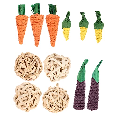 DECOMELODY 12stücke Teiliges Kauspielzeug Für Kleintiere Hamster Meerschweinchen Kaninchen Aus Natürlichem Holz Sicheres Spielzeug Zur Zahnpflege Verhaltensverbesserung Für Haustiere DECOMELODY 12stücke Teiliges Kauspielzeug Für Kleintiere Hamster Meerschweinchen Kaninchen Aus Natürlichem Holz Sicheres Spielzeug Zur Zahnpflege Verhaltensverbesserung Für Haustiere von DECOMELODY